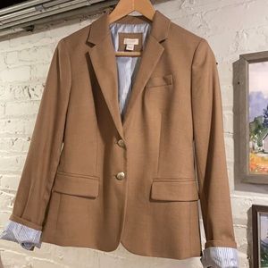 J. Crew Schoolboy Blazer in Tan 2 (style 92480)